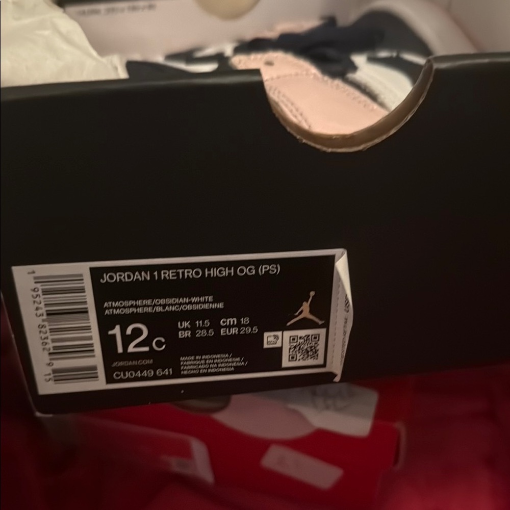 Jordan 1 Retro High OG PS in Atmosphere, Obsidian-White